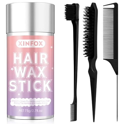 Hair Wax Stick (4 Piece (Black))