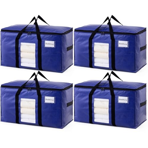 4 Pack Dark Blue XXL Moving Bags (Dark Blue / 4 Large)