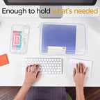 3PCS Clear Hard Plastic Zipper Case (3PCS-S)