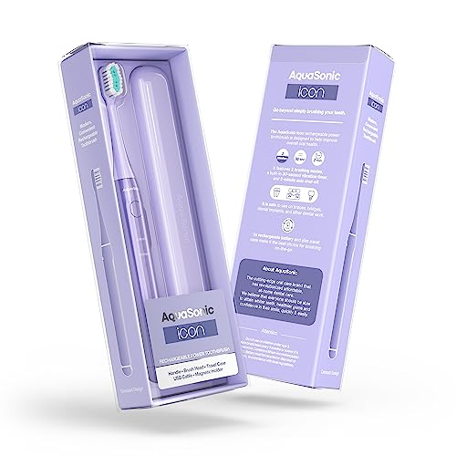 Icon Micro Vibrating Manual Toothbrush (Lilac / 1 Count (Pack of 1))