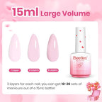 Beetles Light Pink Gel Polish (B - Light Pink | Barely Pink)