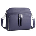 Genuine Leather Crossbody Bags for Women Travel Wallet Purse Navy (Navy Blue)