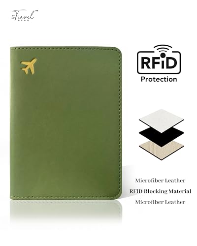 Passport Holder for Travel Essentials (Army Green)