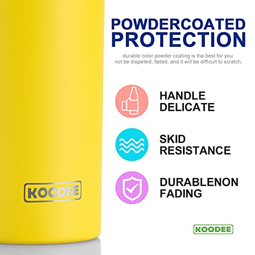 20 oz Skinny Tumbler (Yellow / 12 Ounces)