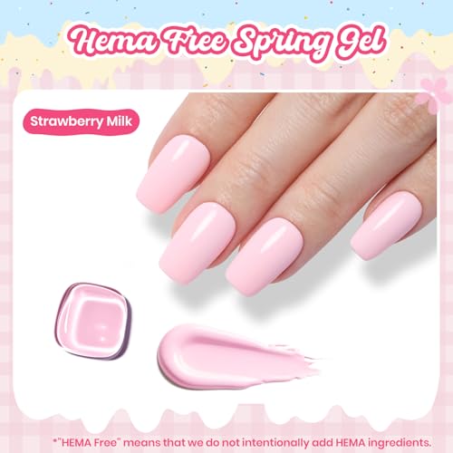 Beetles Pink Gel Polish (B - Light Pink | Strawberry Milk)