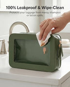 Clear Makeup Bags (C-Green)