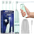 Electric Toothbrush with Water flosser (Green)