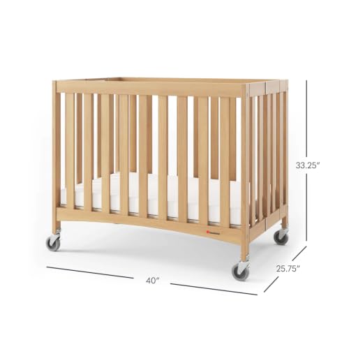 Travel Sleeper Wood Compact Folding Hotel Crib