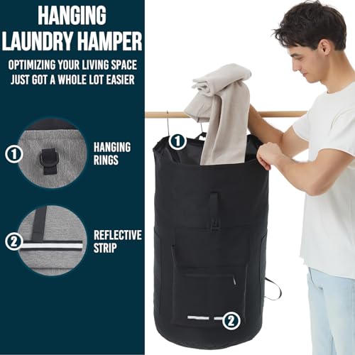 Laundry Backpack Bag (light Gray)