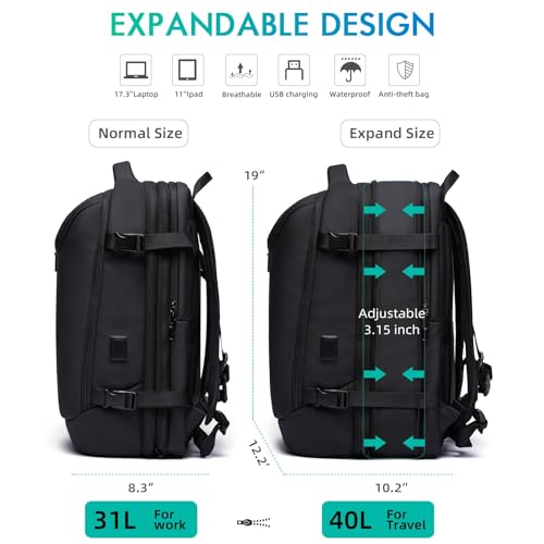 Travel Backpack (Black-a45)