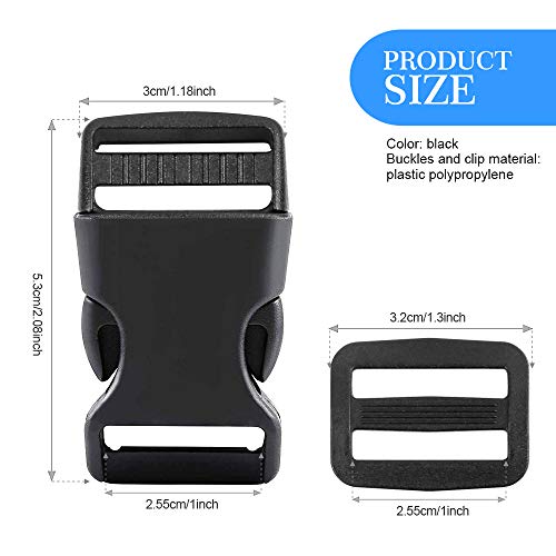 1 Inch Plastic Buckles (1 INCH 80PCS)