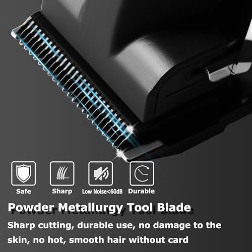 Hair Clippers for Men Hair & Beard Trimmer T Blade Barber Clippers (2290black)