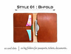 Handmade genuine Leather Wallet Map engrave (Leather)