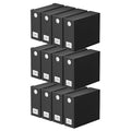 12 Pack Bed Sheet Organizers and Storage (12 Pack / Black)