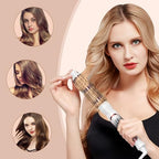 Thermal Brush 1 Inch Curling Iron Volumizing Heated Round Brush (White / 1 inch)