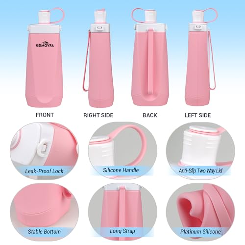 Collapsible Water Bottles (Pink)