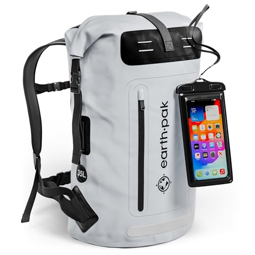 Waterproof Dry Bag Backpack 35L (35L / Grey)
