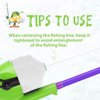 Kids Fishing Pole (Vital Green& Starry Purple)
