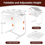 TV Trays Set of 4 (White)