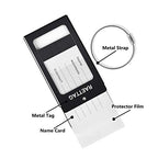 Luggage Tags Metal Suitcase Tags Travel Bag ID Identifier Luggage Tag (Black 6-pack)