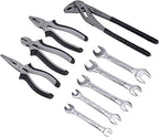 65 Piece General Household Home Repair and Mechanic's Hand Tool Kit Set with Storage Case (65 piece)