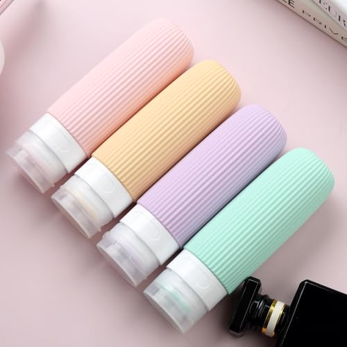Travel Bottles for Toiletries (3 Ounces / Seafoam Green)