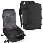 Travel Backpack For Women Men (30l / Black)