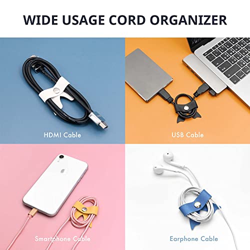 5 Pack Cord Organizer (Small / Black)