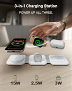 15W Magnetic Travel Charging Station (Forest Green)