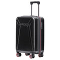 Traverse 20 Inch Carry On Expandable Hardside Upright Suitcase with 360° Spinner Wheels (Charcoal / Carry-On)