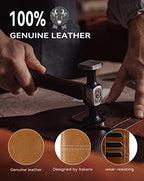 Wallet for Men RFID Blocking Genuine Leather Bifold Wallets (tan)
