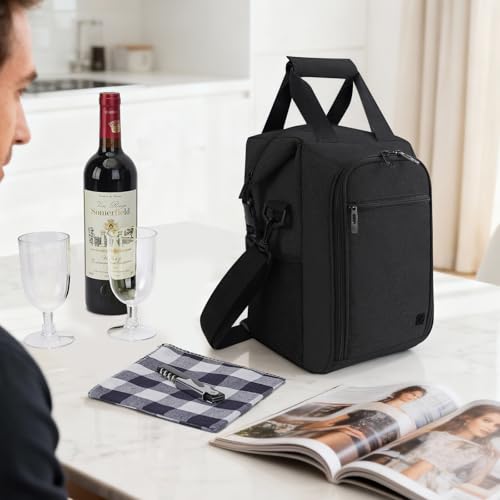 4 Bollte Wine Bag (4 Bottle / Jet Black)