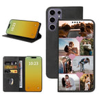 Custom Wallet Phone Case for Samsung Galaxy S24 Ultra (Galaxy S24 Ultra / Black-E)