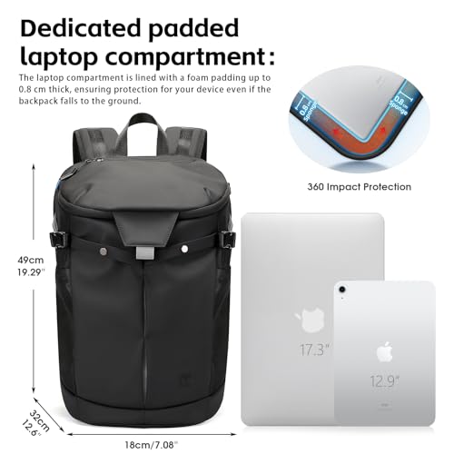 Travel Backpack for Men (Black-28l)