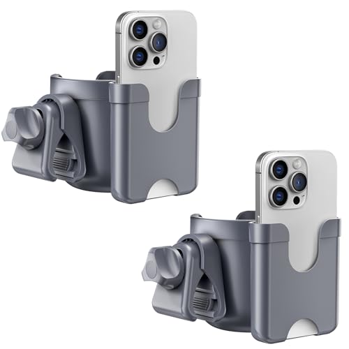 2 Pack Cup Holder for Walker (Gray-2)