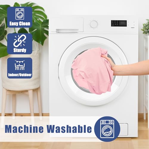2 Pack Rectangle Spandex Fitted Table Cloth (Pink / 72" x 30" (Rectangular))
