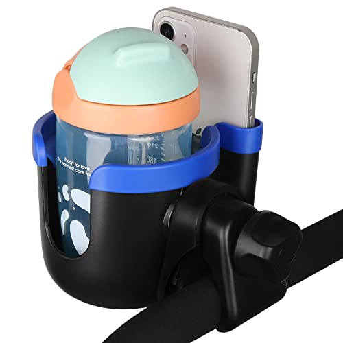 Stroller Cup Holder with Phone Holder (Mix Blue)