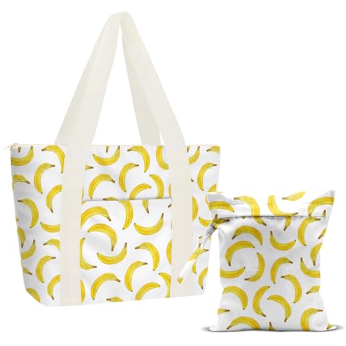 Beach Bags Wet Bag for Swimsuit (Banana)