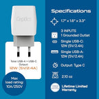European Plug Adapters Combo (paper white)