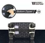 Travel Luggage Cover Suitcase Protector Fits 31 (Black Maze / XL)