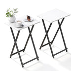 Foldable TV Trays (White-2pcs)