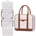 Toiletry Bag for Women Hanging Travel Toiletry Bag with Hook (P-Beige)
