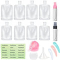 17 Pack Travel Pouches for Toiletries (C-17pcs)