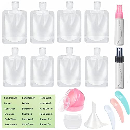 17 Pack Travel Pouches for Toiletries (C-17pcs)