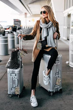 2 Pack Luggage Tags for suitcases Cute Book Luggage Tag (Book)