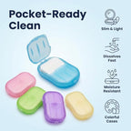 5 Boxes 500 Sheets Disposable Soap Paper Hand Cleaner Fragrance Mini Color Soap Paper for school Indoor