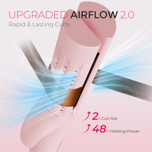 Airflow 2.0 Curling Iron Flat Iron (Pink)