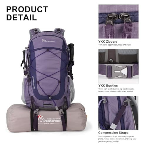 40L Hiking Backpack (Purple / 40L)