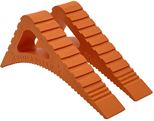 Rubber Door Stopper & Window Wedge (Orange)