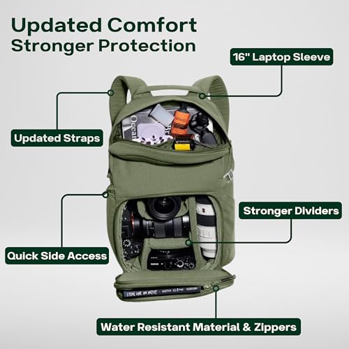 Jumper Compact Camera Backpack 2026 Edition (Pine Green / 18L)